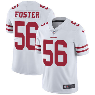 Nike 49ers #56 Reuben Foster White Men's Stitched NFL Vapor Untouchable Limited Jersey Nike 49ers #56 Reuben Foster White Men's Stitched NFL Vapor Untouchable Limited Jersey