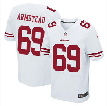 NEW San Francisco 49ers #69 Arik Armstead White Men's Stitched NFL Elite Jersey