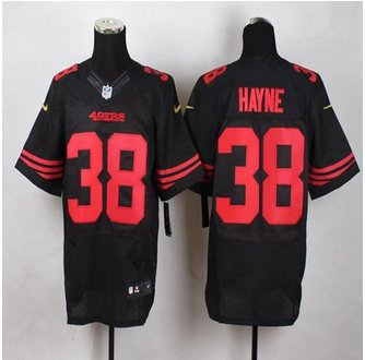 New San Francisco 49ers #38 Jarryd Hayne Black Alternate Men's Stitched NFL Elite Jersey New San Francisco 49ers #38 Jarryd Hayne Black Alternate Men's Stitched NFL Elite Jersey
