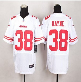 New San Francisco 49ers #38 Jarryd Hayne White Men's Stitched NFL Elite Jersey New San Francisco 49ers #38 Jarryd Hayne White Men's Stitched NFL Elite Jersey