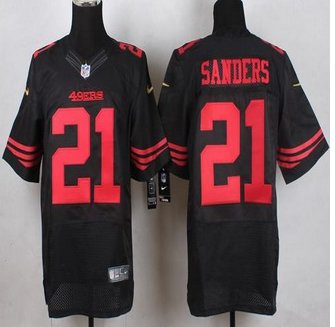 New San Francisco 49ers #21 Deion Sanders Black Alternate Men's Stitched NFL Elite Jersey New San Francisco 49ers #21 Deion Sanders Black Alternate Men's Stitched NFL Elite Jersey
