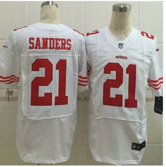 New San Francisco 49ers #21 Deion Sanders White Men's Stitched NFL Elite Jersey New San Francisco 49ers #21 Deion Sanders White Men's Stitched NFL Elite Jersey