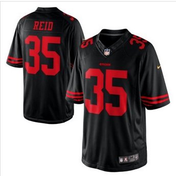 New San Francisco 49ers #35 Eric Reid Black Alternate Limited Jersey New San Francisco 49ers #35 Eric Reid Black Alternate Limited Jersey
