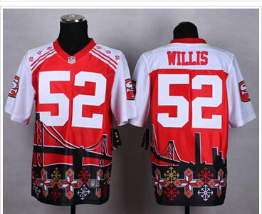 NEW San Francisco 49ers #52 Patrick Willis Red NFL Elite Noble Fashion Jersey NEW San Francisco 49ers #52 Patrick Willis Red NFL Elite Noble Fashion Jersey