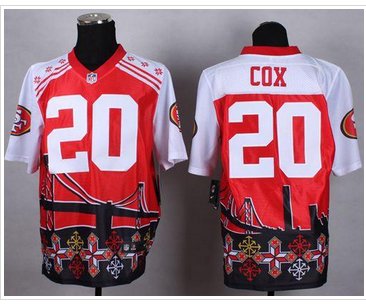 New San Francisco 49ers #20 Perrish Cox Red NFL Elite Noble Fashion Jersey New San Francisco 49ers #20 Perrish Cox Red NFL Elite Noble Fashion Jersey