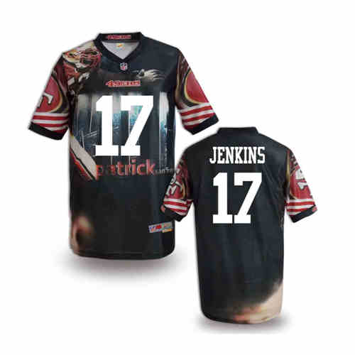 New San Francisco 49ers 17# Vernon Davis Team Color Elite Fanatical Version Jersey New San Francisco 49ers 17# Vernon Davis Team Color Elite Fanatical Version Jersey