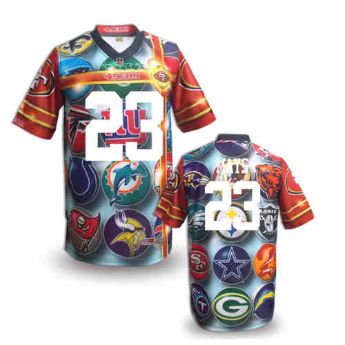 New San Francisco 49ers 23 Mays Team Color NFL Elite Fanatical Version Jerseys New San Francisco 49ers 23 Mays Team Color NFL Elite Fanatical Version Jerseys