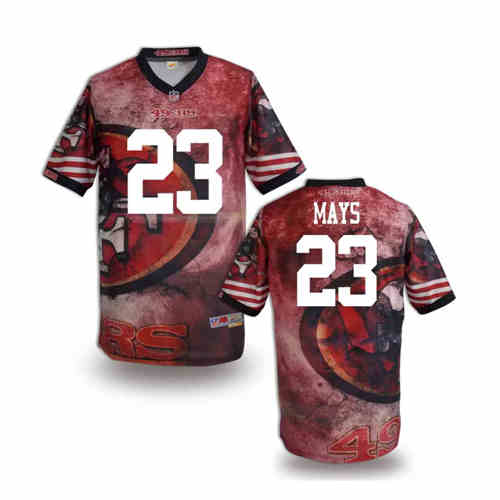 New San Francisco 49ers 23# Mays Team Color Elite Fanatical Version Jerseys New San Francisco 49ers 23# Mays Team Color Elite Fanatical Version Jerseys