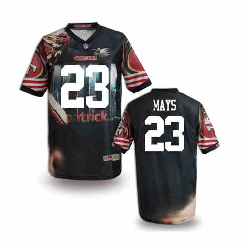 New San Francisco 49ers 23# Mays Team Color Elite Fanatical Version Jersey New San Francisco 49ers 23# Mays Team Color Elite Fanatical Version Jersey