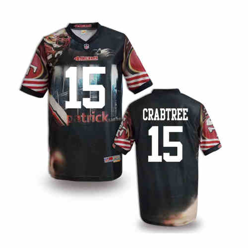 New San Francisco 49ers #15 Michael Crabtree Team Color NFL Elite Fanatical Version Jerseys New San Francisco 49ers #15 Michael Crabtree Team Color NFL Elite Fanatical Version Jerseys