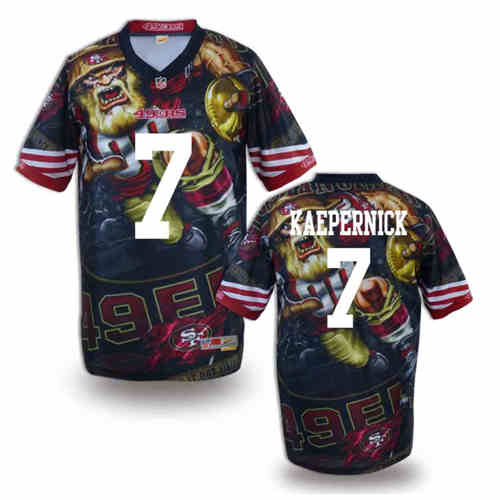 New San Francisco 49ers #7 Colin Kaepernick Team Color NFL Elite Fanatical Version Jerseys New San Francisco 49ers #7 Colin Kaepernick Team Color NFL Elite Fanatical Version Jerseys