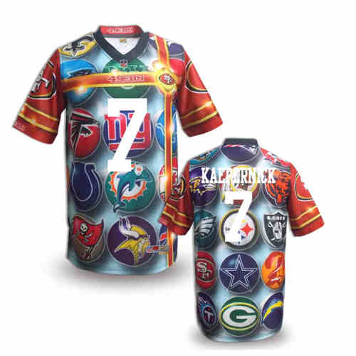 New San Francisco 49ers 7 Colin Kaepernick Team Color NFL Elite Fanatical Version Jerseys New San Francisco 49ers 7 Colin Kaepernick Team Color NFL Elite Fanatical Version Jerseys