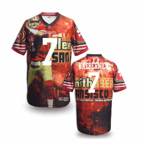 New San Francisco 49ers 7 Colin Kaepernick Team Color Elite Fanatical Version Jerseys New San Francisco 49ers 7 Colin Kaepernick Team Color Elite Fanatical Version Jerseys