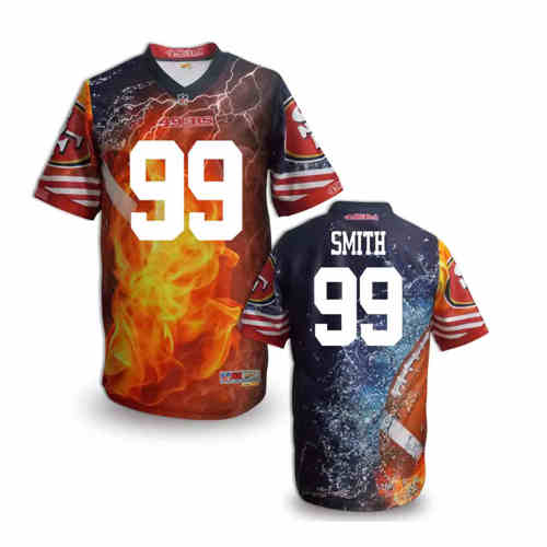 New San Francisco 49ers #99 Aldon Smith Team Color NFL Elite Fanatical Version Jersey New San Francisco 49ers #99 Aldon Smith Team Color NFL Elite Fanatical Version Jersey