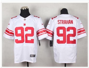 NEW Giants #92 Michael Strahan White Men's Stitched NFL Elite Jersey NEW Giants #92 Michael Strahan White Men's Stitched NFL Elite Jersey