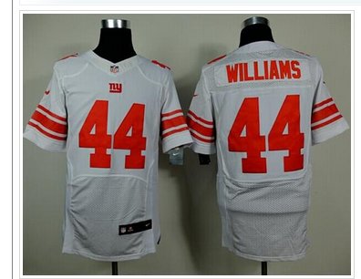 NEW Giants #44 Andre Williams White Men's Stitched NFL Elite Jersey