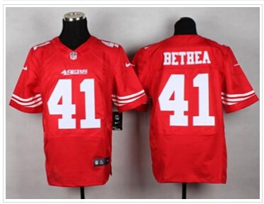 New San Francisco 49ers #41 Antoine Bethea Red Team Color NFL Elite Jersey New San Francisco 49ers #41 Antoine Bethea Red Team Color NFL Elite Jersey