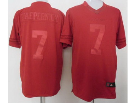 NEW San Francisco 49ers 7 Colin Kaepernick Red Drenched Limited NFL Jerseys NEW San Francisco 49ers 7 Colin Kaepernick Red Drenched Limited NFL Jerseys