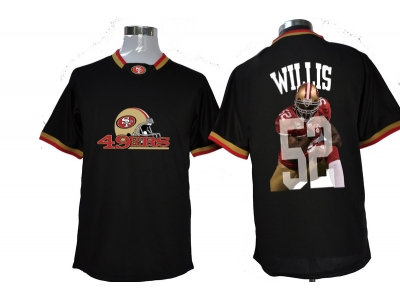 NEW NFL San Francisco 49ers #52 Patrick Willis black jerseys(all-star fashion) NEW NFL San Francisco 49ers #52 Patrick Willis black jerseys(all-star fashion)