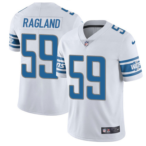 Nike Lions #59 Reggie Ragland White Men's Stitched NFL Vapor Untouchable Limited Jersey Nike Lions #59 Reggie Ragland White Men's Stitched NFL Vapor Untouchable Limited Jersey