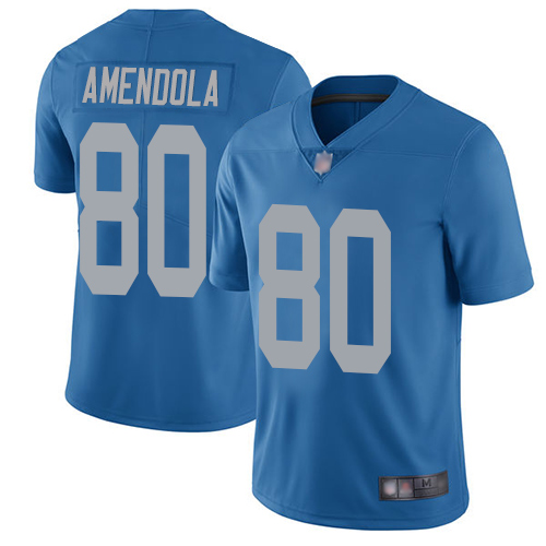 Lions #80 Danny Amendola Blue Throwback Men's Stitched Football Vapor Untouchable Limited Jersey Lions #80 Danny Amendola Blue Throwback Men's Stitched Football Vapor Untouchable Limited Jersey