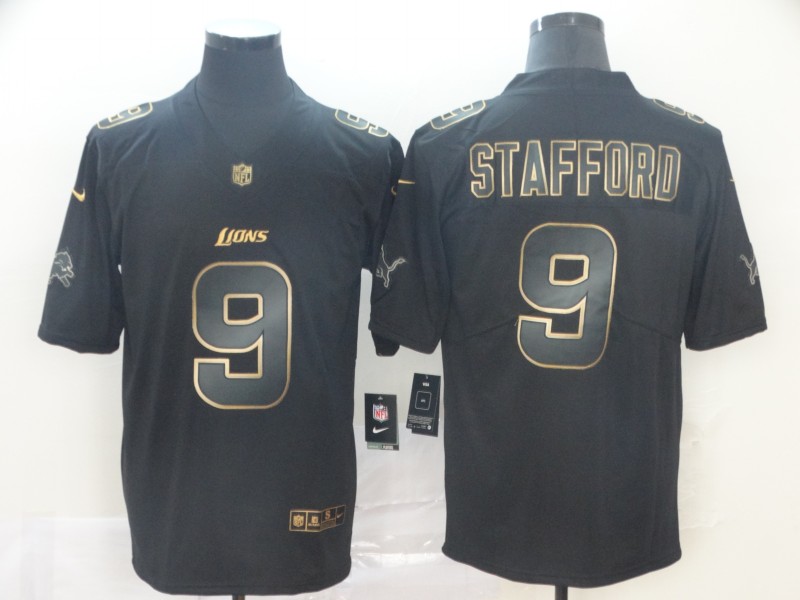 Nike Lions 9 Matthew Stafford Black Gold Vapor Untouchable Limited Jersey Nike Lions 9 Matthew Stafford Black Gold Vapor Untouchable Limited Jersey