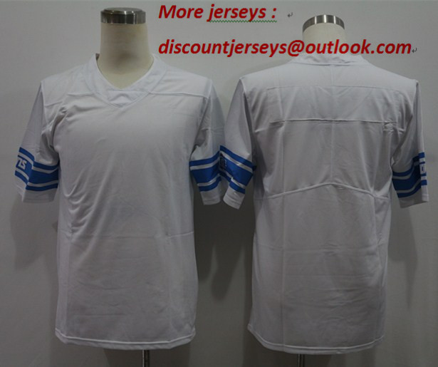 Nike Lions Blank White Vapor Untouchable Limited Jersey