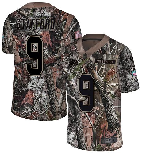 Nike Lions #9 Matthew Stafford Camo Men's Stitched NFL Limited Rush Realtree Jersey Nike Lions #9 Matthew Stafford Camo Men's Stitched NFL Limited Rush Realtree Jersey