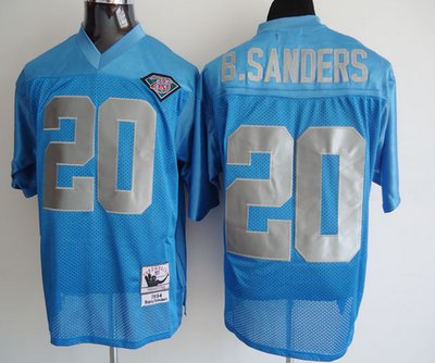 Men's Detroit Lions #20 Barry Sanders Throwback Jersey Men's Detroit Lions #20 Barry Sanders Throwback Jersey