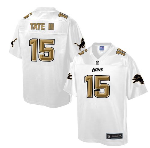 Nike Lions #15 Golden Tate III White Men's NFL Pro Line Fashion Game Jersey Nike Lions #15 Golden Tate III White Men's NFL Pro Line Fashion Game Jersey