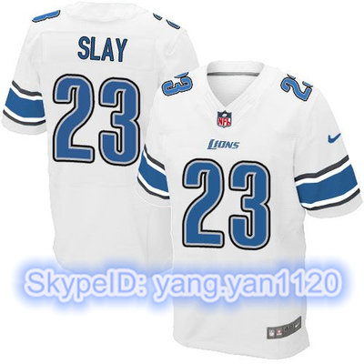 Nike Lions #23 Darius Slay White Men's Stitched NFL Elite Jersey