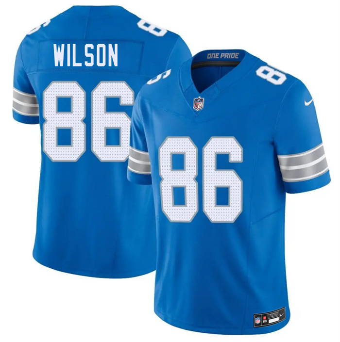 Men's Detroit Lions #86 Cedrick Wilson Blue 2026 F.U.S.E. Vapor Limited Stitched Jersey Men's Detroit Lions #86 Cedrick Wilson Blue 2026 F.U.S.E. Vapor Limited Stitched Jersey