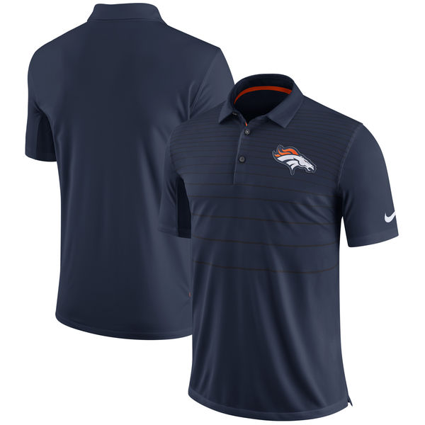 Men's Denver Broncos Nike Navy Early Season Polo