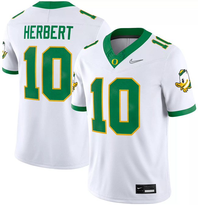 Men's Oregon Ducks Active Player Custom White Dri-FIT Stitched Football Jersey Men's Oregon Ducks Active Player Custom White Dri-FIT Stitched Football Jersey