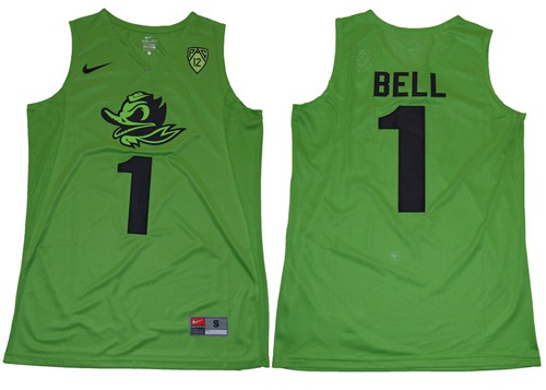 Ducks #1 Jordan Bell Apple Green Limited Stitched NCAA Jersey Ducks #1 Jordan Bell Apple Green Limited Stitched NCAA Jersey