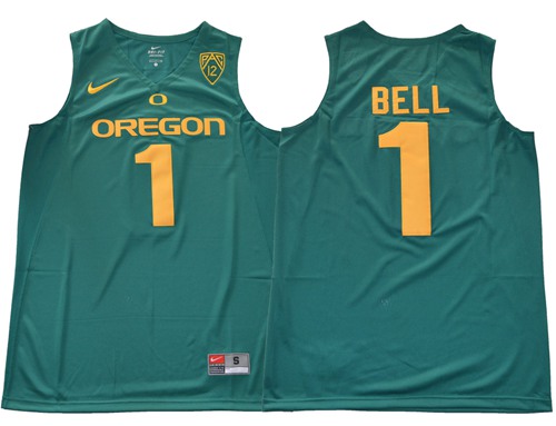 Ducks #1 Jordan Bell Dark Green Limited Stitched NCAA Jersey Ducks #1 Jordan Bell Dark Green Limited Stitched NCAA Jersey