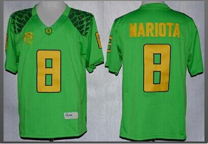 Oregon Duck 8 Marcus Mariote Green College Football Limited NCAA Jerseys