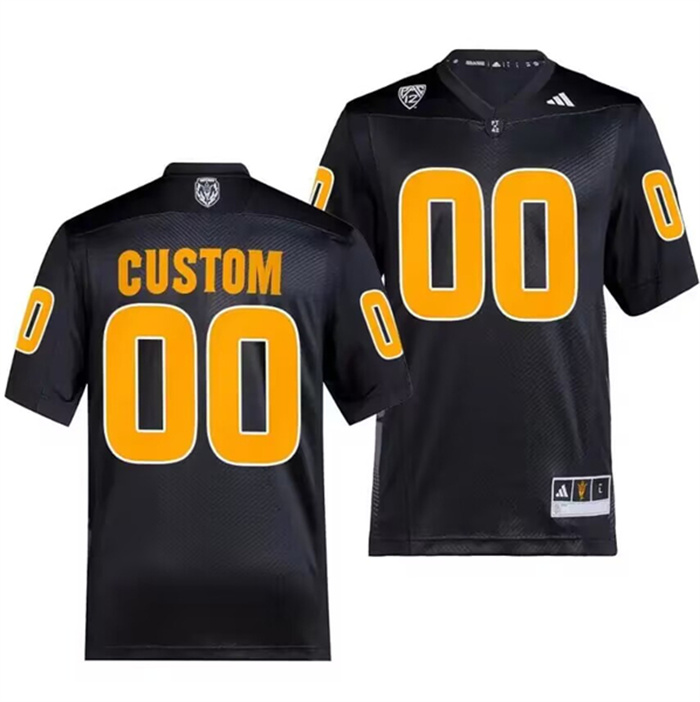 Men's Arizona State Sun Devils Active Player Custom Black Stitched Jersey