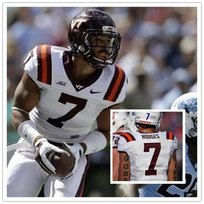 Virginia Tech Hokies Customized Men NCAA Jersey (2)