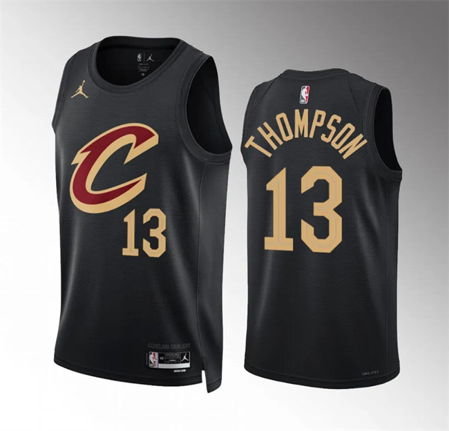 Men's Cleveland Cavaliers #13 Tristan Thompson Black Statement Edition Stitched Jersey Men's Cleveland Cavaliers #13 Tristan Thompson Black Statement Edition Stitched Jersey