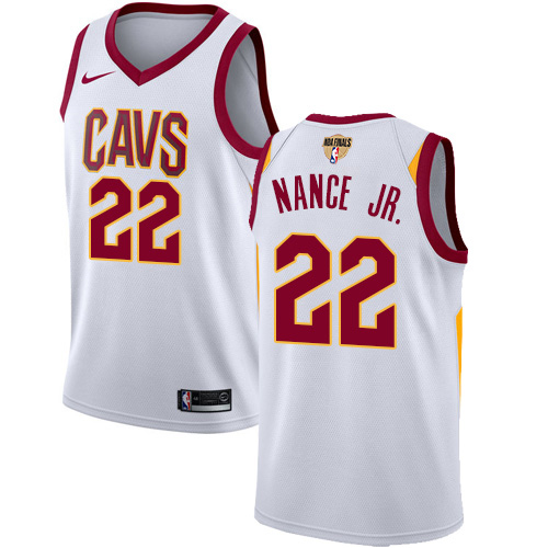 Nike Cavaliers #22 Larry Nance Jr. White The Finals Patch NBA Swingman Association Edition Jersey Nike Cavaliers #22 Larry Nance Jr. White The Finals Patch NBA Swingman Association Edition Jersey