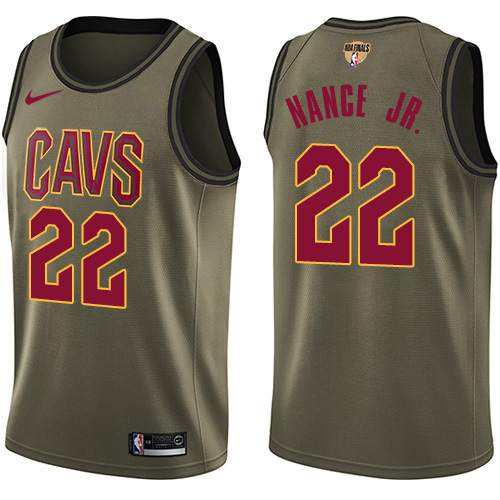 Nike Cavaliers #22 Larry Nance Jr. Green Salute to Service The Finals Patch NBA Swingman Jersey Nike Cavaliers #22 Larry Nance Jr. Green Salute to Service The Finals Patch NBA Swingman Jersey