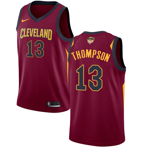 Nike Cavaliers #13 Tristan Thompson Red The Finals Patch NBA Swingman Icon Edition Jersey Nike Cavaliers #13 Tristan Thompson Red The Finals Patch NBA Swingman Icon Edition Jersey
