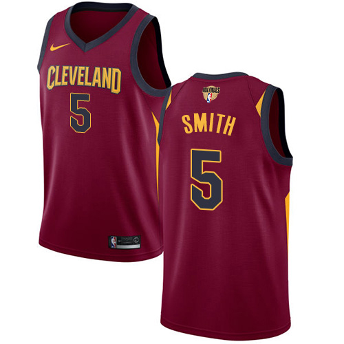 Nike Cavaliers #5 J.R. Smith Red Icon Edition The Finals Patch NBA Swingman Jersey Nike Cavaliers #5 J.R. Smith Red Icon Edition The Finals Patch NBA Swingman Jersey