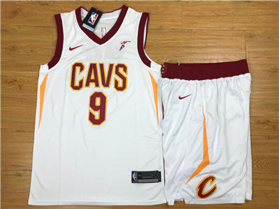 Nike Cavaliers #9 Dwyane Wade White Swingman Jersey(With Shorts) Nike Cavaliers #9 Dwyane Wade White Swingman Jersey(With Shorts)