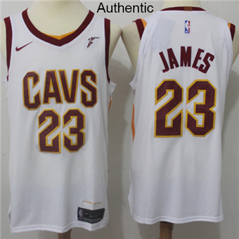 Nike Cavaliers #23 LeBron James White NBA Authentic Association Edition Jersey Nike Cavaliers #23 LeBron James White NBA Authentic Association Edition Jersey