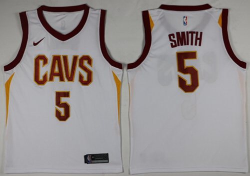 Nike Cavaliers #5 J.R. Smith White Association Edition NBA Swingman Jersey Nike Cavaliers #5 J.R. Smith White Association Edition NBA Swingman Jersey