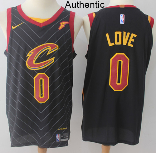 Nike Cavaliers #0 Kevin Love Black Statement Edition NBA Authentic Jersey Nike Cavaliers #0 Kevin Love Black Statement Edition NBA Authentic Jersey