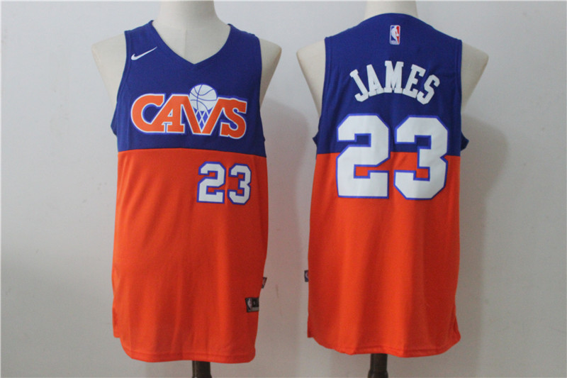 Cavaliers 23 Lebron James Blue & Orange Nike Jersey Cavaliers 23 Lebron James Blue & Orange Nike Jersey