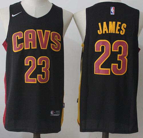Nike Cavaliers #23 LeBron James Navy Blue Alternate Stitched NBA Jersey
